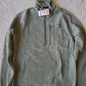 New Patagonia Men's 1/4 zip Better Sweater